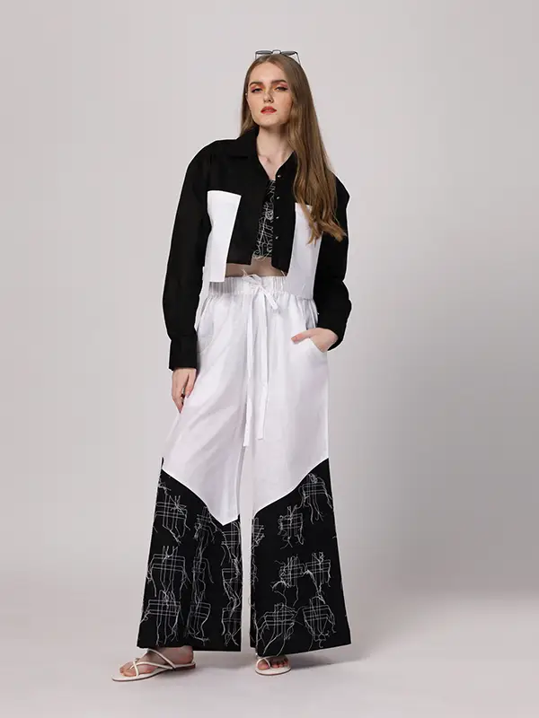 Black & White Co-ord Set