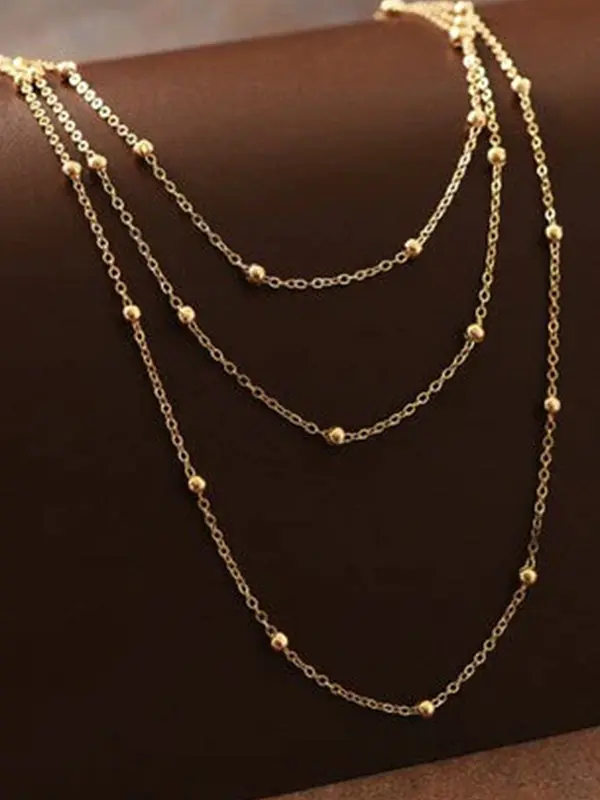 Golden Layered Necklace